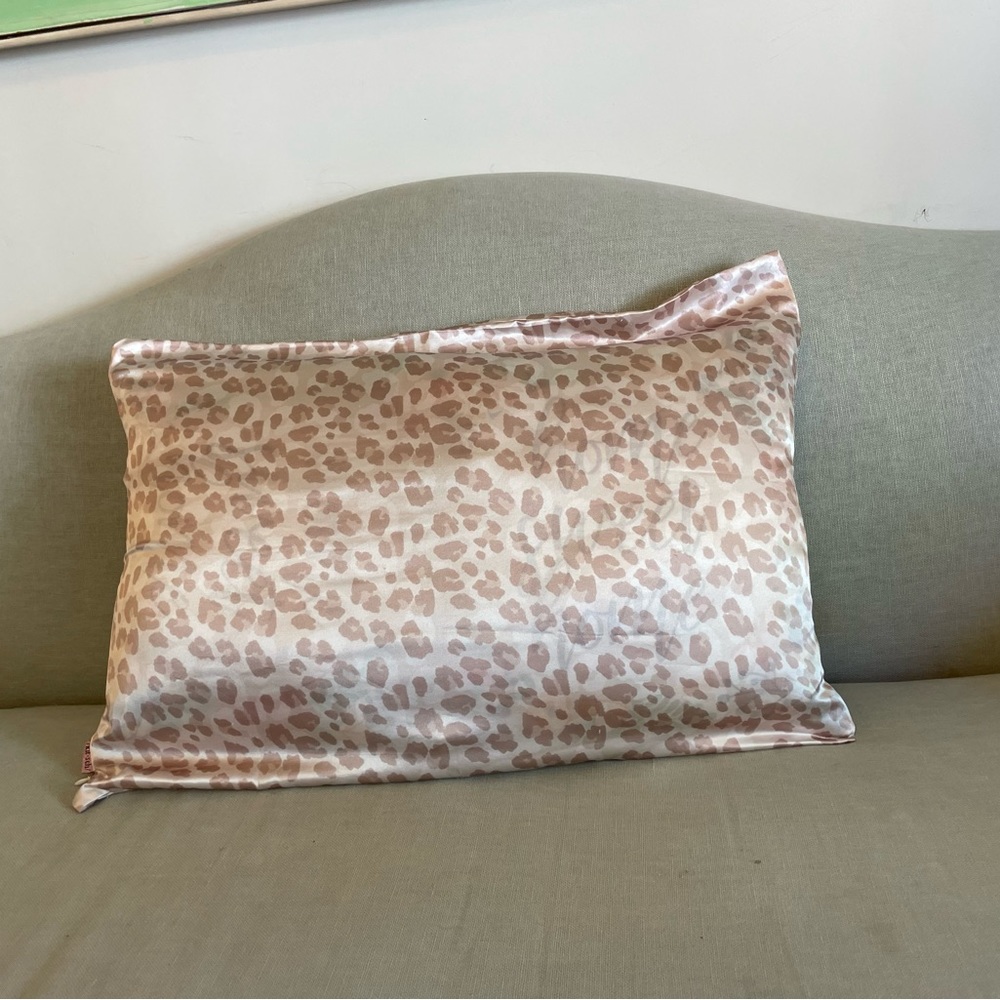 Cheetah Print Satin Pillowcase Kitsch